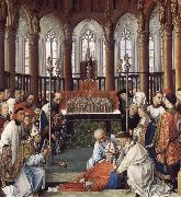 Rogier van der Weyden The Exhumation of Saint Hubert oil painting picture wholesale
